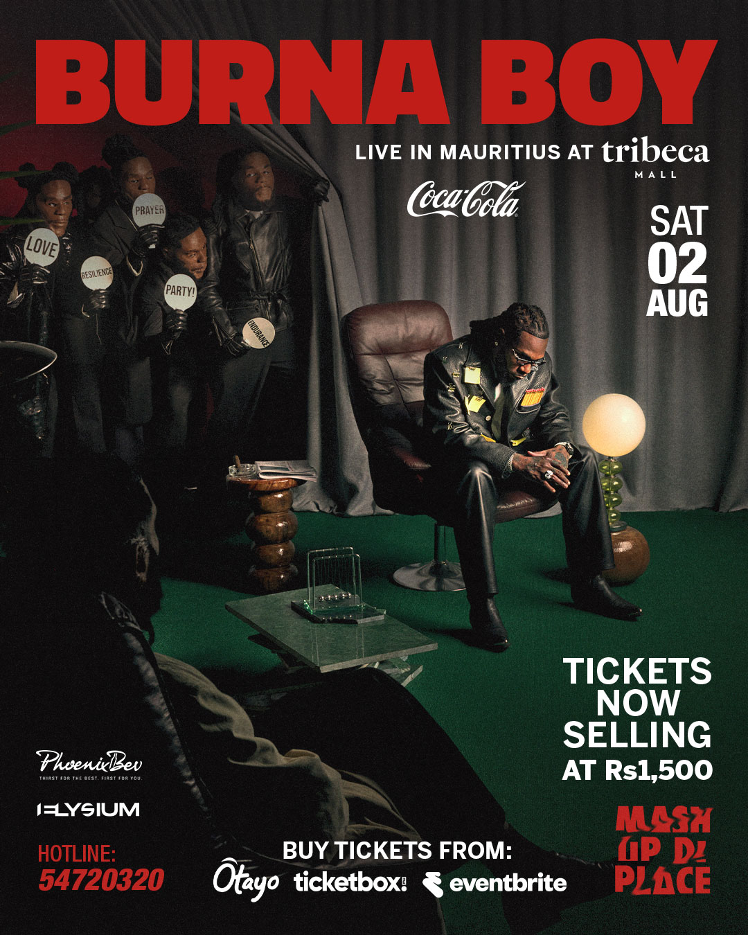 Burna Boy in Mauritius Ad Banner Mobile